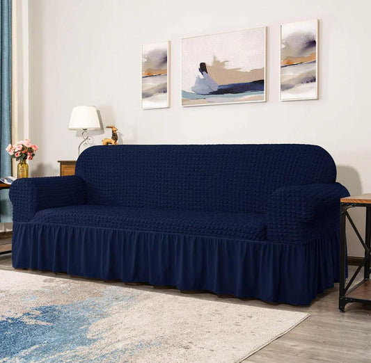 New Turkish Bubble Sofa Cover Blue