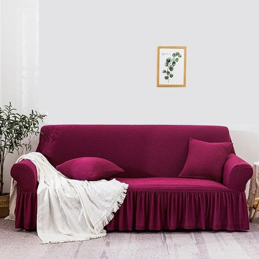 Turkish Style Sofa Cover Maroon
