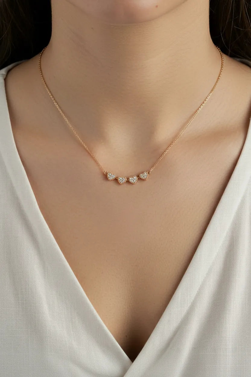 Beautiful Pearl Stone Heart Locket