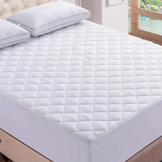 Quilted Water Proof Mattress Cover White