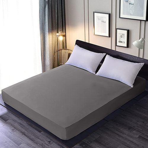Fitted Water Proof Mattress Cover Gray