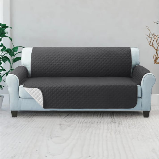 Water Proof Ultra Quilted Sofa Cover Gray