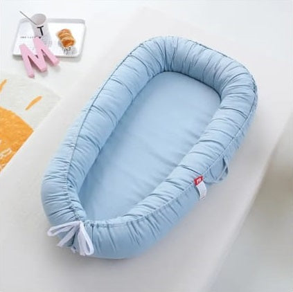 Luxury Baby Nest , Filled with Ball Fiber & 100% Cotton Fabric-Design Code 11