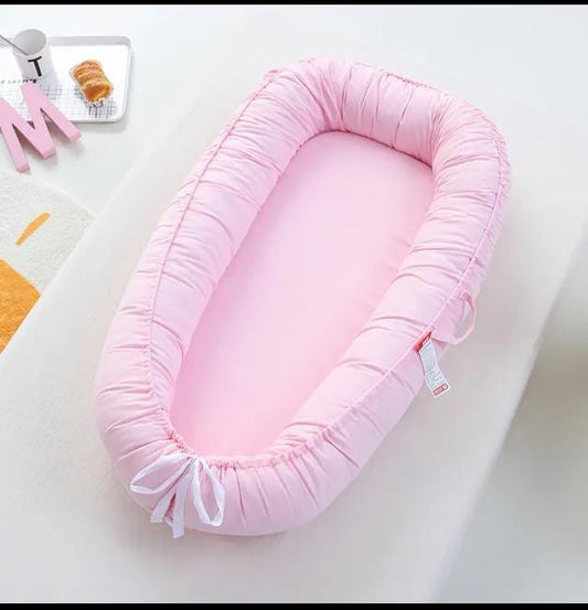 Luxury Baby Nest , Filled with Ball Fiber & 100% Cotton Fabric-Design Code 13