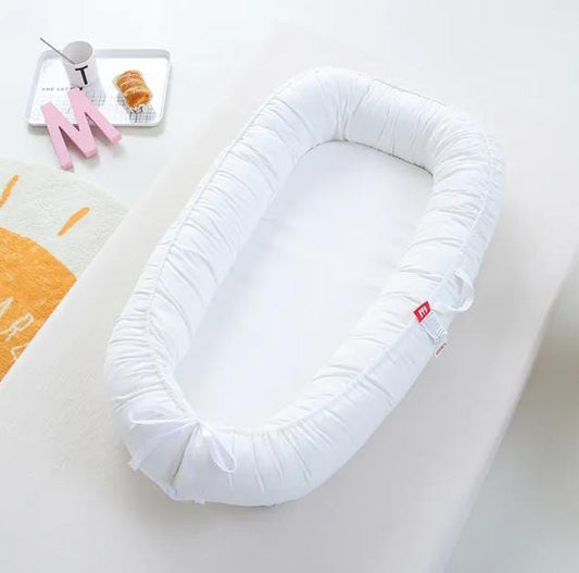 Luxury Baby Nest , Filled with Ball Fiber & 100% Cotton Fabric-Design Code 14