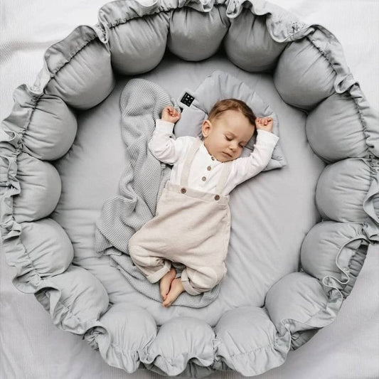 Luxury Baby COT, Filled with Ball Fiber & 100% Cotton Fabric-Design Code 7