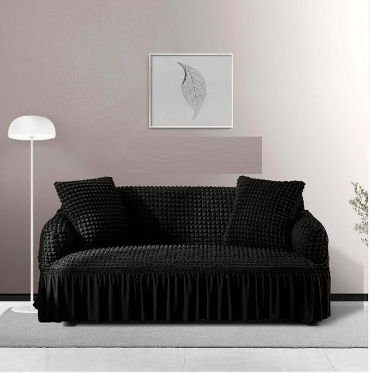 New Turkish Bubble Sofa Cover Black(Round Shape)