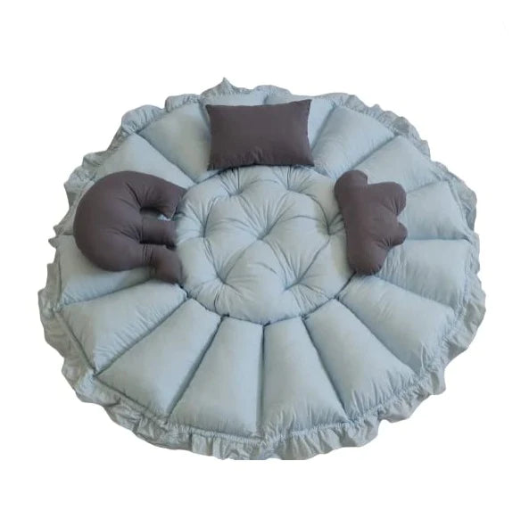 Luxury Baby COT, Filled with Ball Fiber & 100% Cotton Fabric-Design Code 53