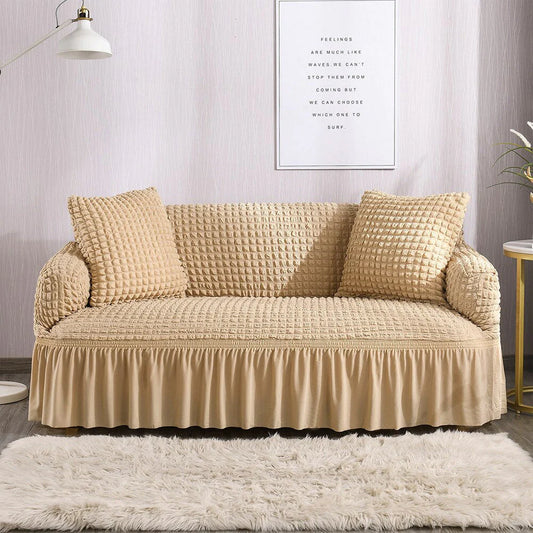 New Turkish Bubble Sofa Cover Golden (Round Shape)