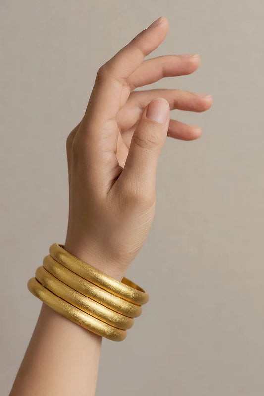 Pure Gold Plated Beautiful Bangles  (Code 25)