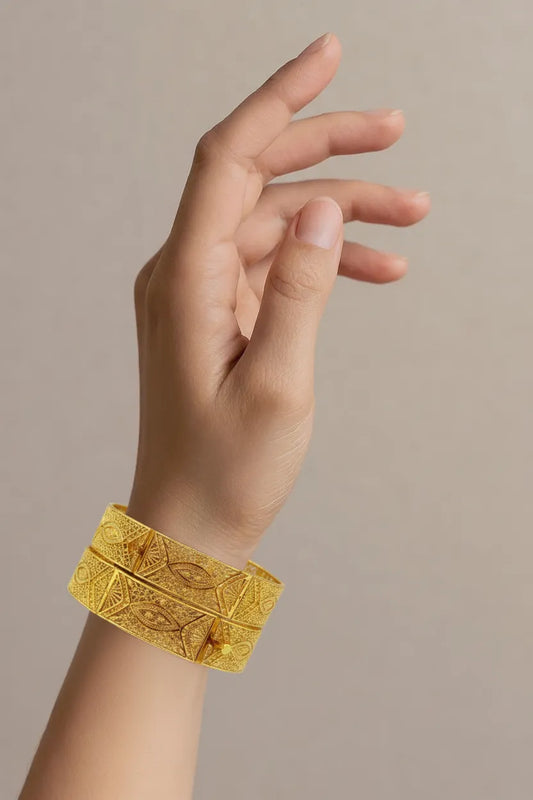Gold Plated Beautiful Kary (Code 02)